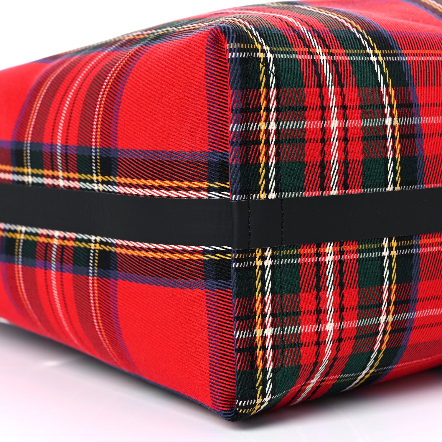 Burberry Vintage Check Medium The Giant Reversible Tote Antique Yellow Bright Red 16 of 21
