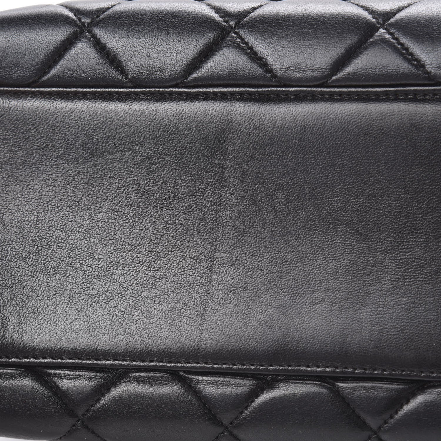 Chanel Lambskin Quilted Jumbo Kelly Flap Bag Black 20 of 22