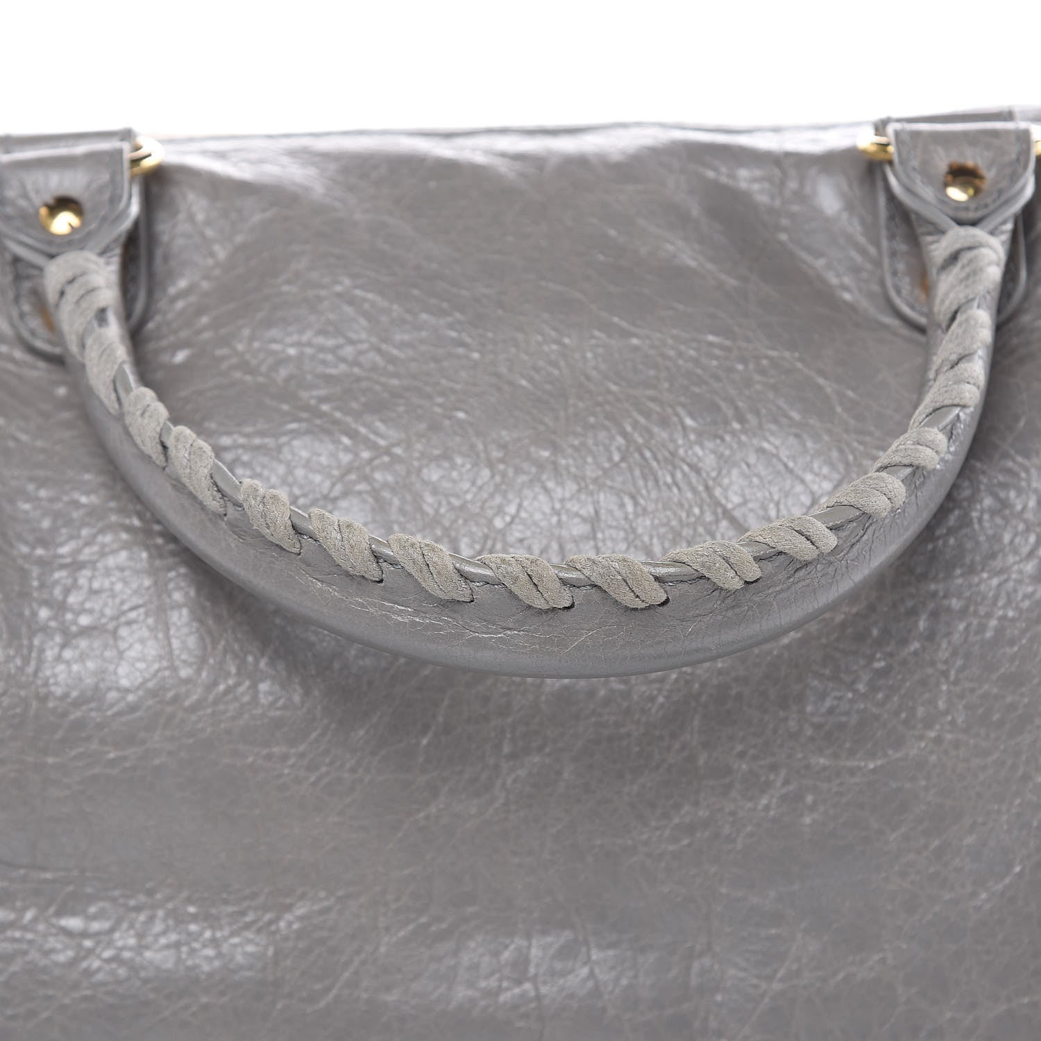 Balenciaga Agneau Giant 12 Gold Hardware Boston Gris Pyrite 11 of 11