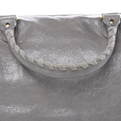 Balenciaga Agneau Giant 12 Gold Hardware Boston Gris Pyrite 11 of 11