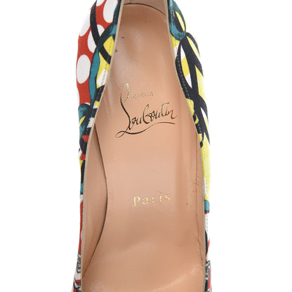 Christian Louboutin Fabric Loubi Print Daffodile 160 Pumps 37 Multicolor 7 of 10