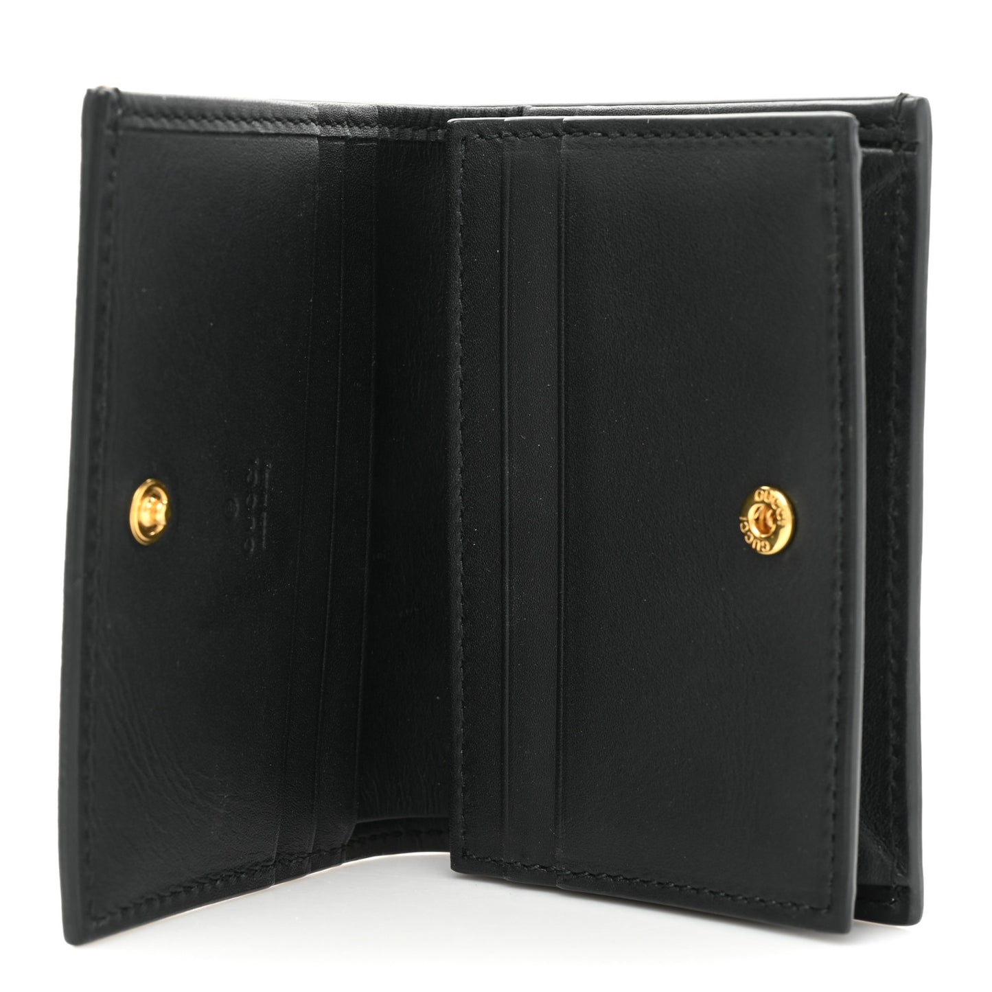 GG Supreme Monogram Bee Print Card Case