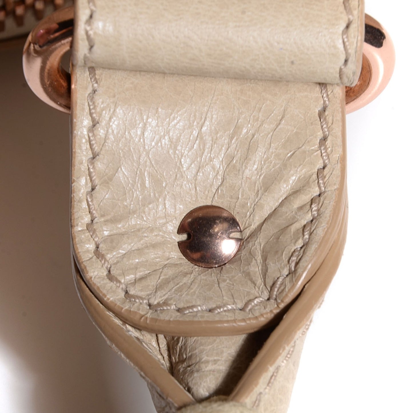 Agneau Giant 21 Rose Gold Hardware Velo Praline