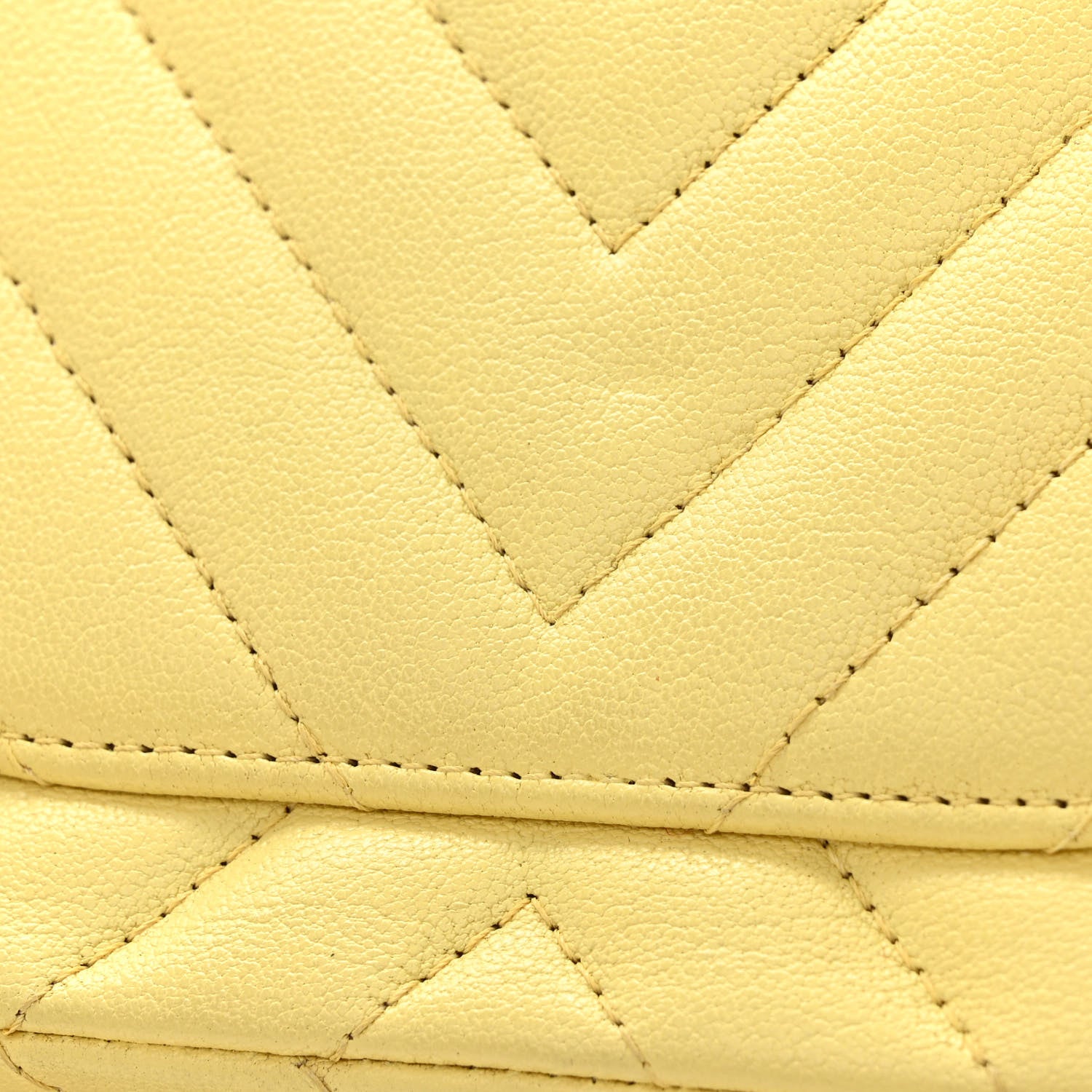 Chanel Sheepskin Chevron Quilted 2.55 Reissue 225 Flap Yellow 14 of 14