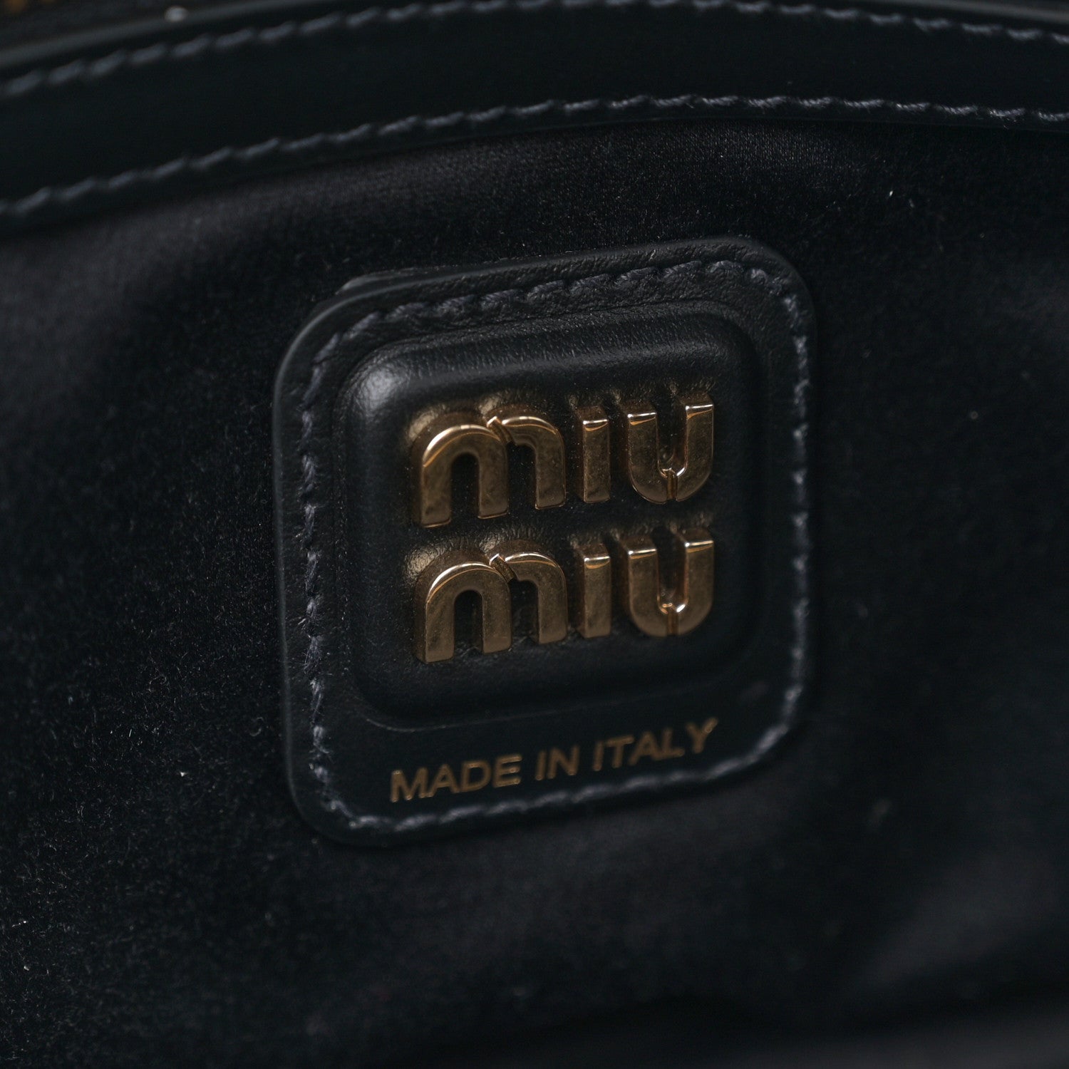 Miu Miu Calfskin Softy Medium Beau Top Handle Bag Black 6 of 10