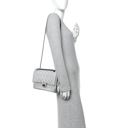Chanel Metallic Lambskin Quilted 2.55 Reissue 226 Flap Silver 2 of 10
