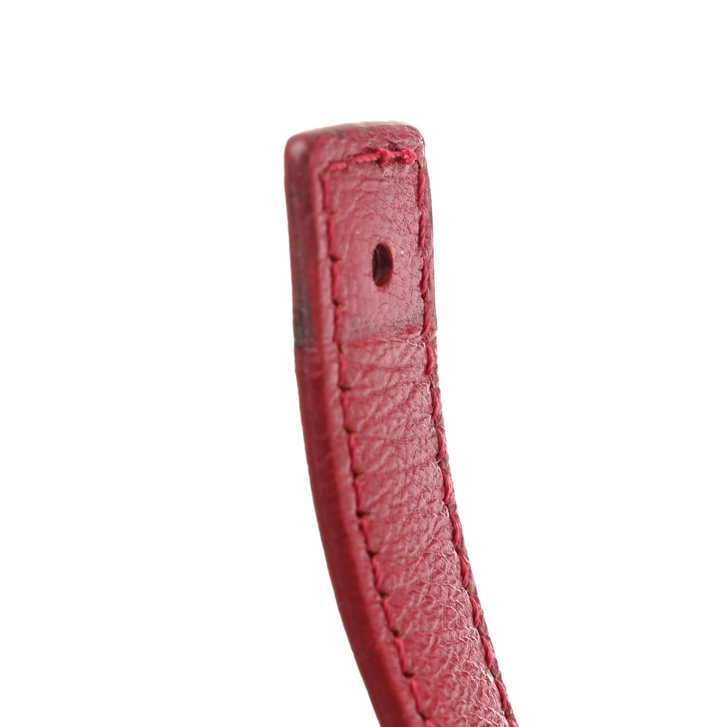 Goatskin Medium Classic Box Flap Bag Dark Pink