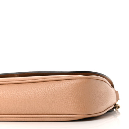 Gucci Pebbled Calfskin Medium Soho Flap Crossbody Camelia 10 of 10
