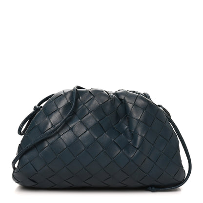 Bottega Veneta Nappa Intrecciato The Mini Pouch Deep Blue 1 of 10