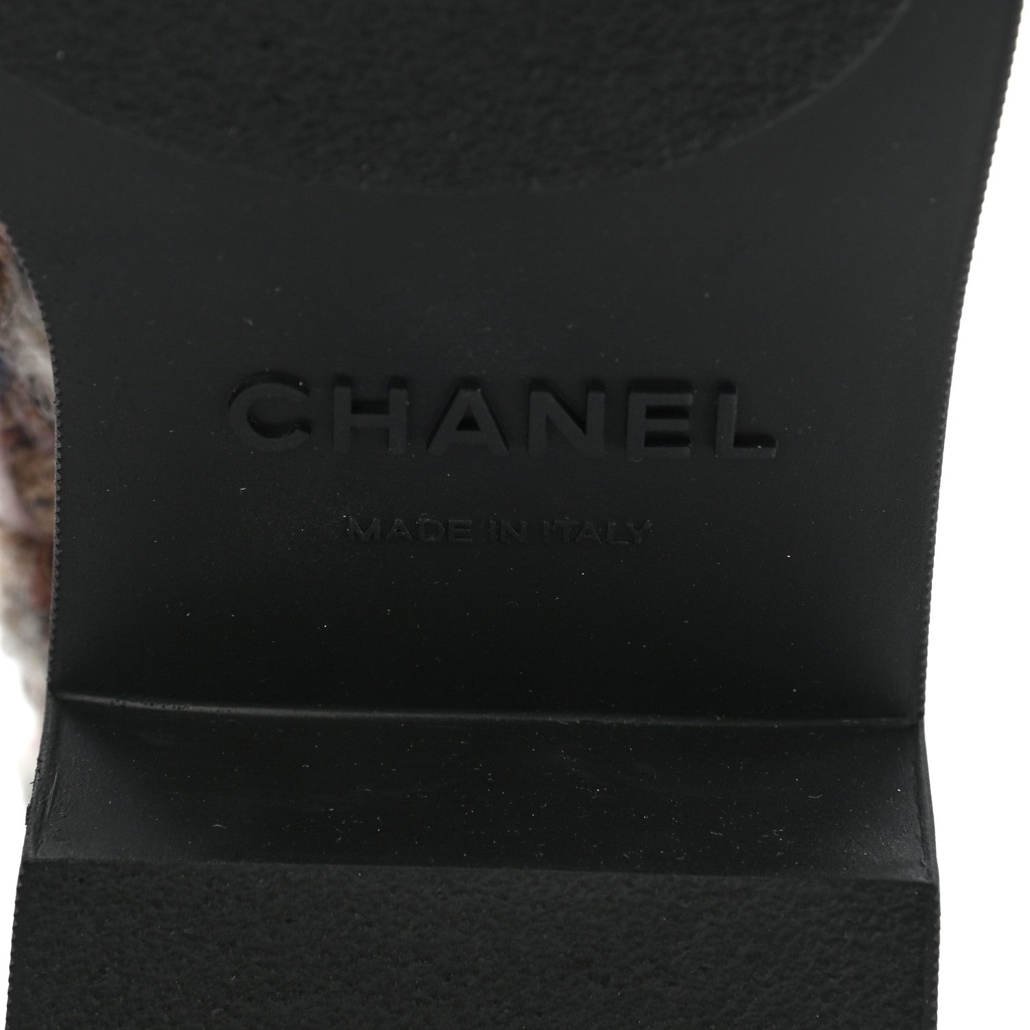 Chanel Tweed Calfskin Pearl Combat Short Boots 38.5 Multicolor 6 of 11