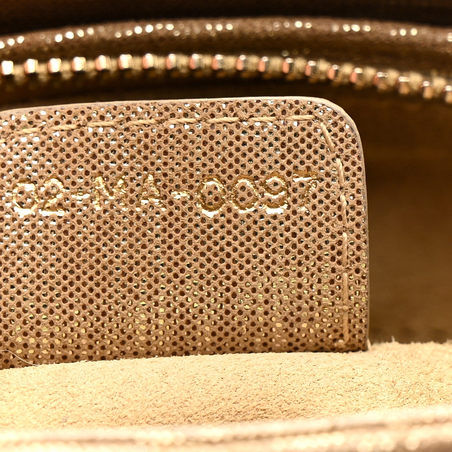 Christian Dior Metallic Nylon Cannage Medium Lady Dior Gold 7 of 12