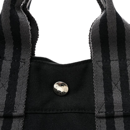 Hermes Canvas Herline PM Tote Black 7 of 9