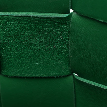 Bottega Veneta Lambskin Maxi Intrecciato Cassette Messenger Racing Green 11 of 28