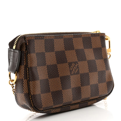Louis Vuitton Damier Ebene Mini Pochette Accessories 3 of 8