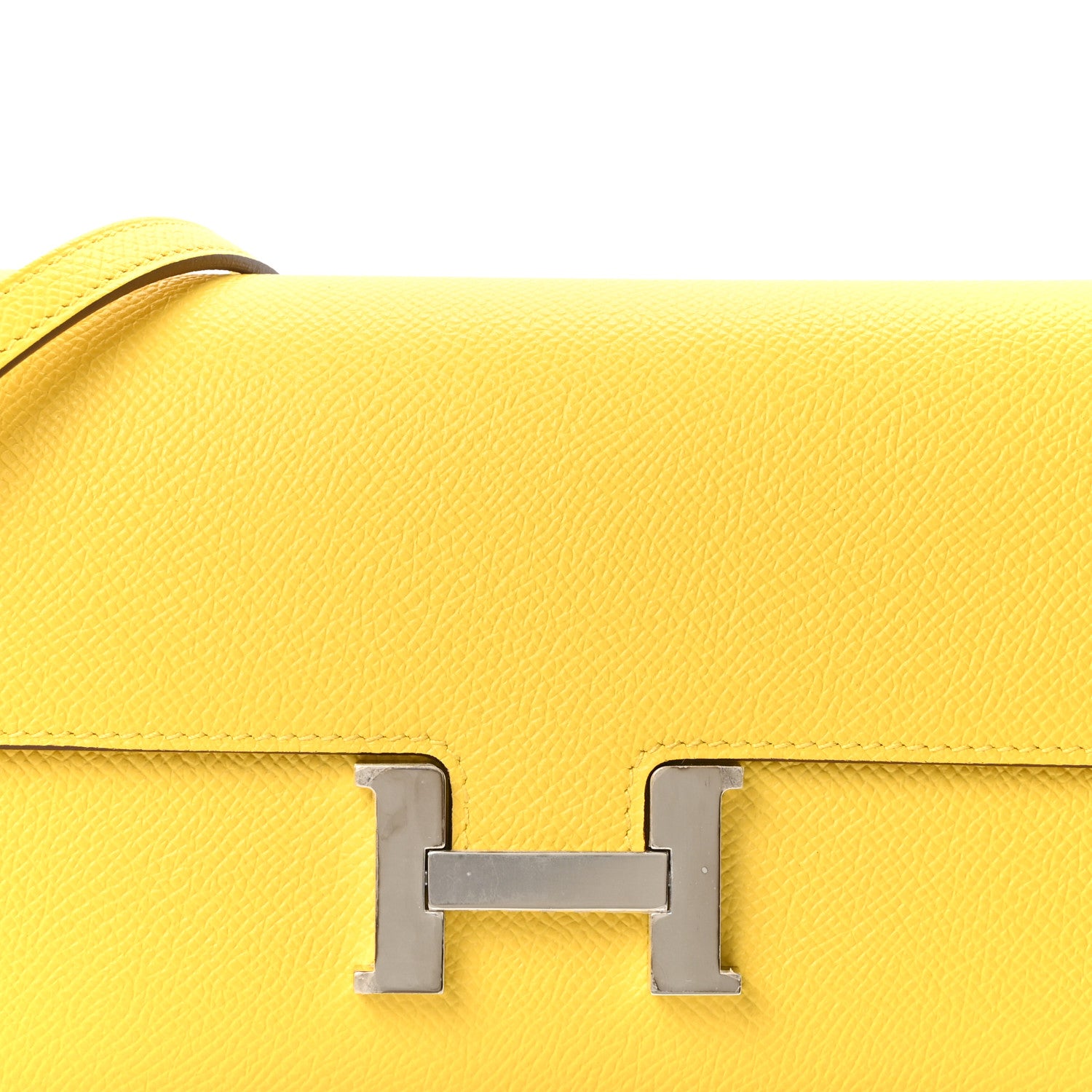 Hermes Epsom Constance Long Wallet To Go Jaune de Naples 8 of 10