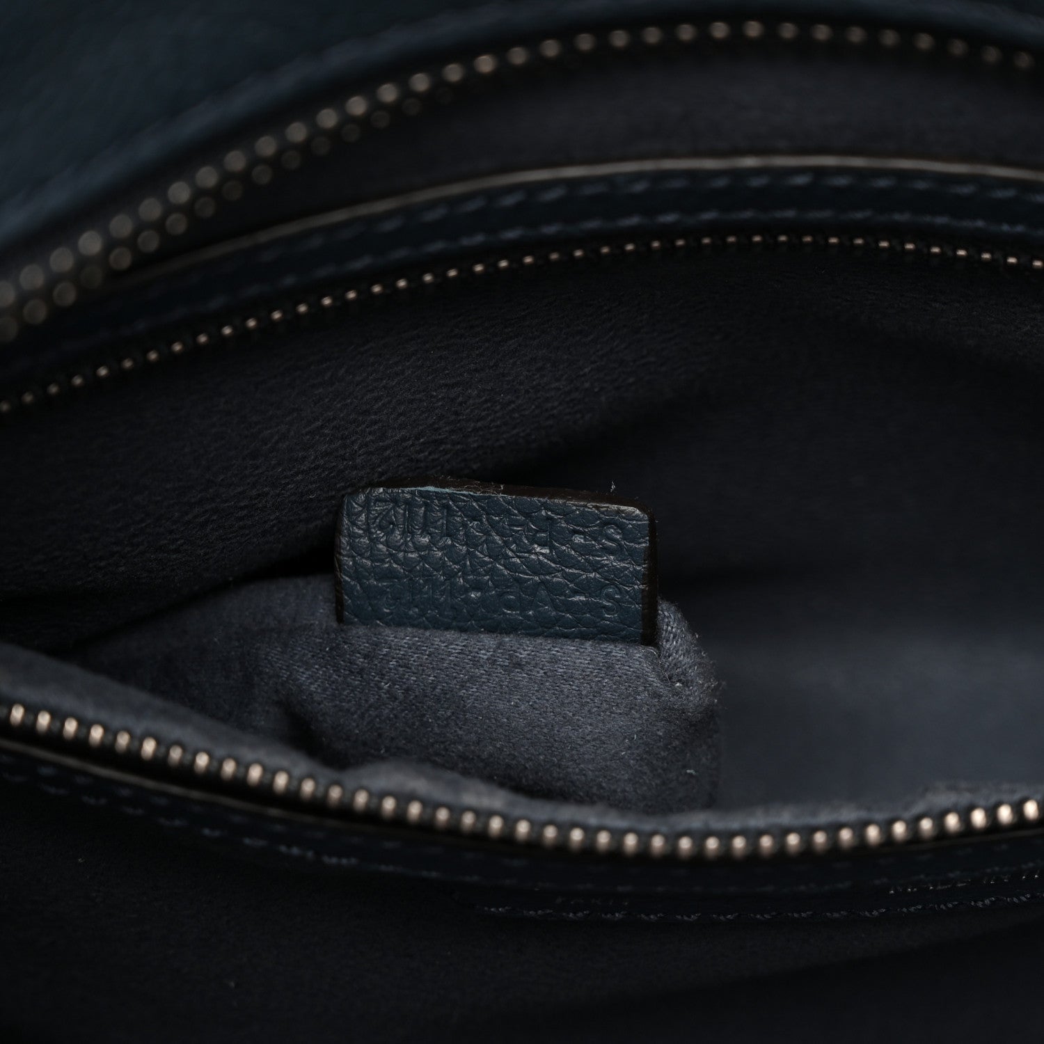 Celine Drummed Calfskin Mini Luggage Slate 5 of 14