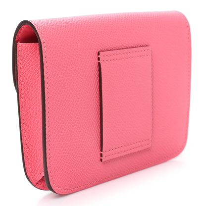 Hermes Epsom Constance Slim Wallet  Rose Azalee 4 of 8