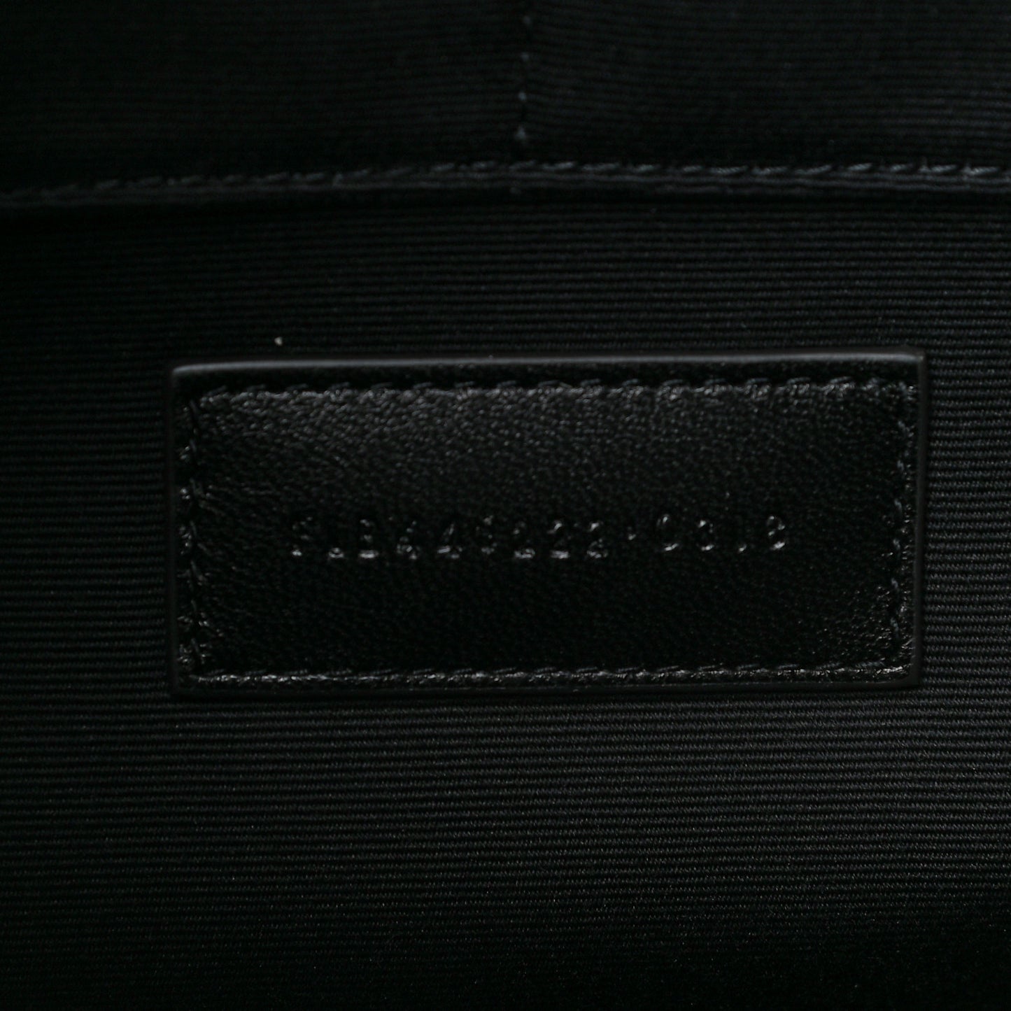 Calfskin Matelasse Chevron Cassandre Monogram Document Holder Coal