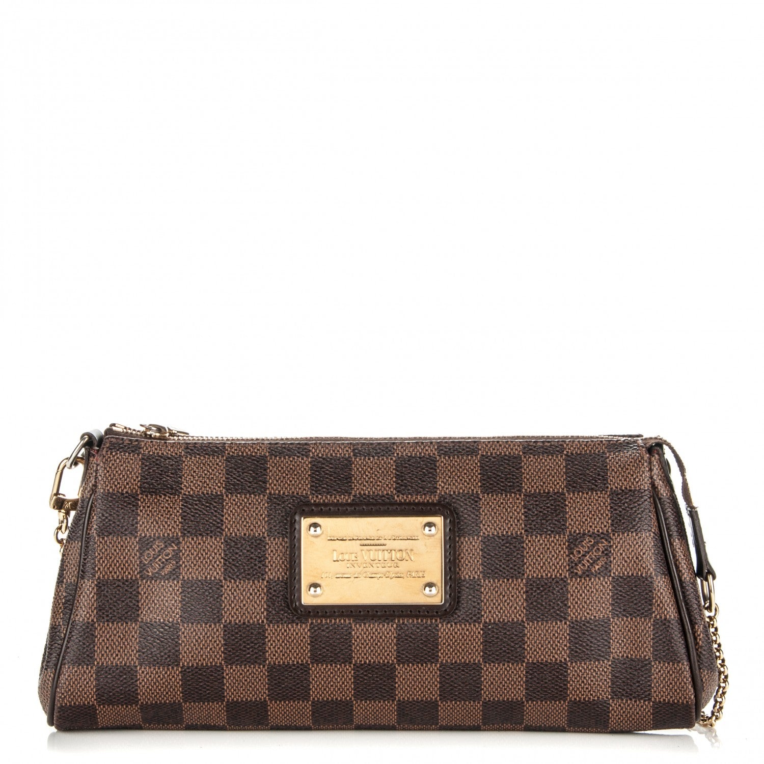 Louis Vuitton Damier Ebene Eva Clutch 1 of 7