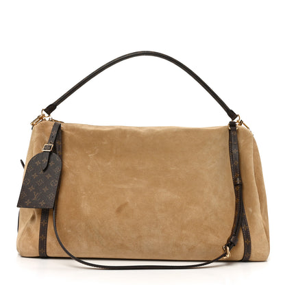 Louis Vuitton Suede Monogram Express MM Hazelnut 1 of 8