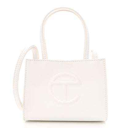 Telfar Vegan Leather Small Shopping Bag White 1 of 12