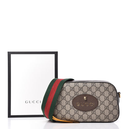 Gucci GG Supreme Monogram Web Neo Vintage Shoulder Bag Beige New Acero Crop 9 of 11