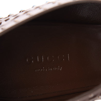 Gucci Calfskin Laser Cut Lika Ankle Boot 38 Nut Brown 7 of 8