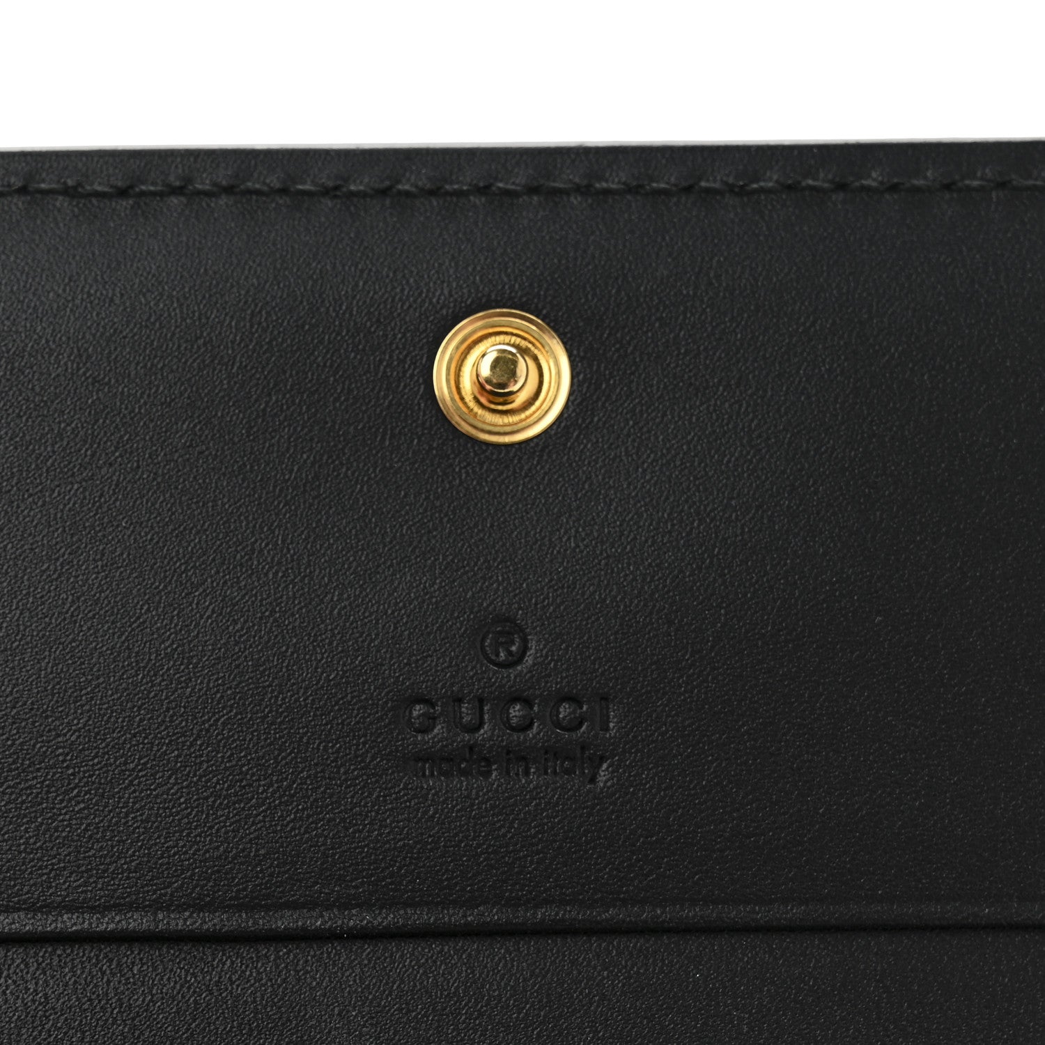 Gucci Suede Patent Web Ophidia Card Case Black 6 of 9