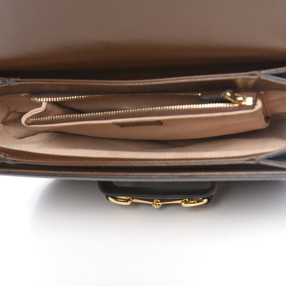 Gucci GG Supreme Monogram Horsebit 1955 Shoulder Bag Beige Brown Sugar 5 of 10