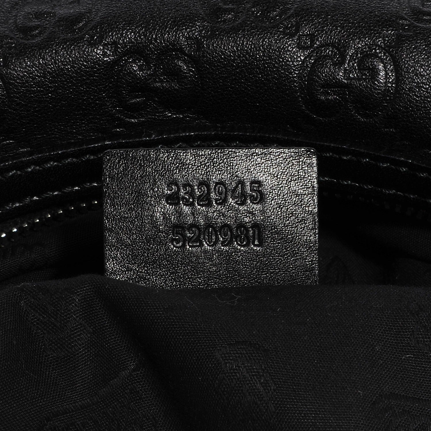 Gucci Guccissima GG Twins Large Hobo Black 7 of 9
