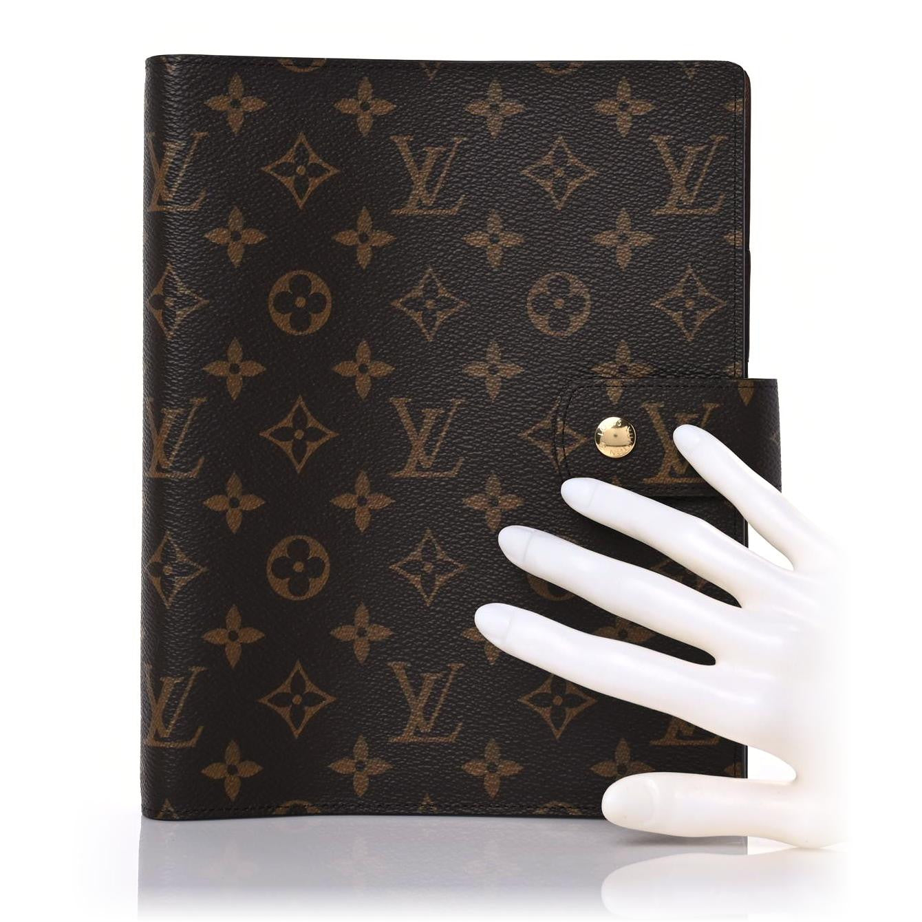 Monogram Large Ring Agenda Cover