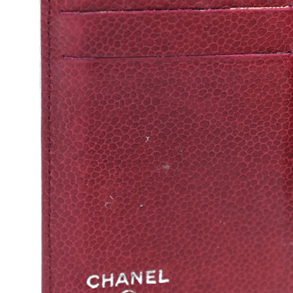 Chanel Caviar Timeless CC Yen Wallet Bordeaux 18 of 22