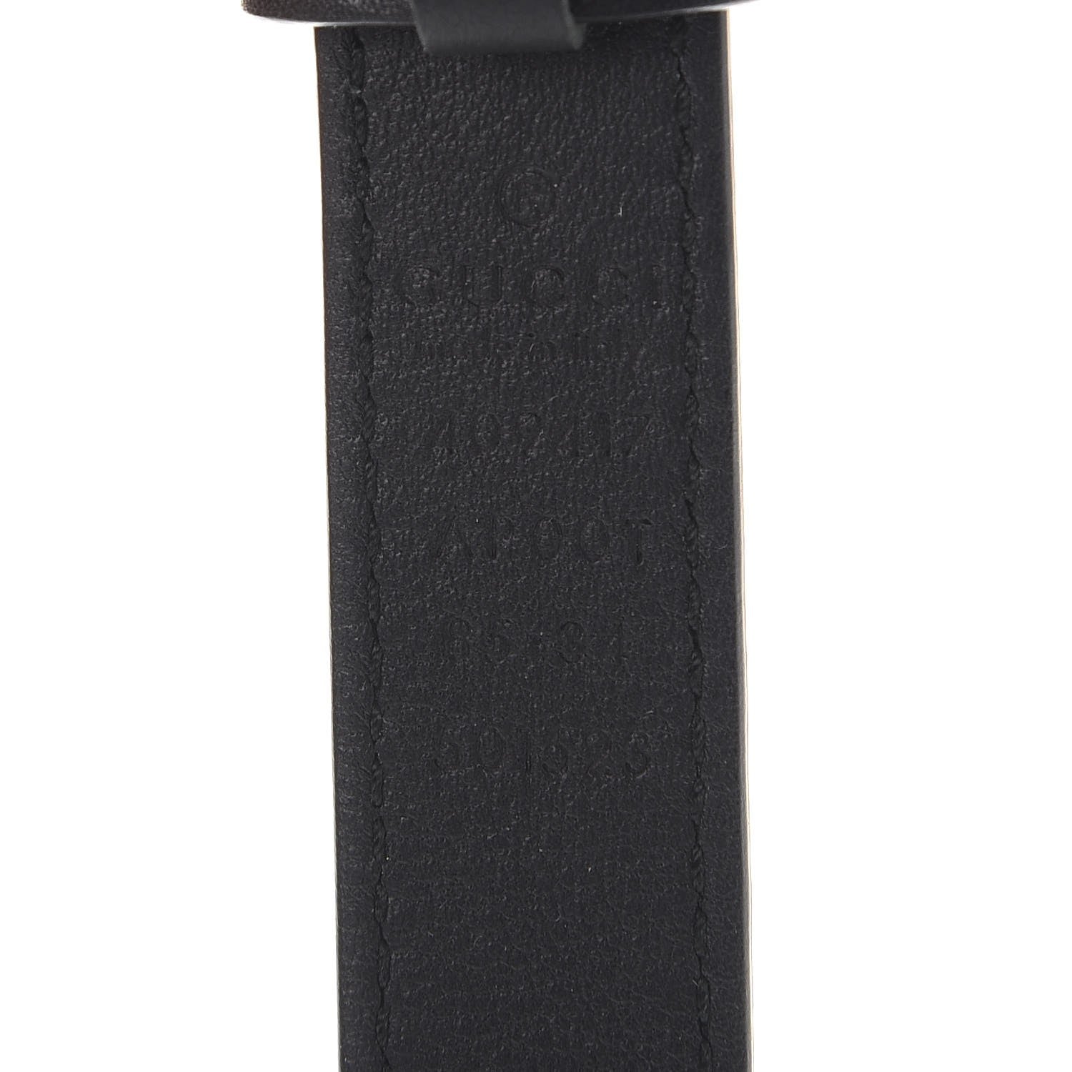 Gucci Calfskin Double G 20mm Belt 85 34 Black 5 of 7
