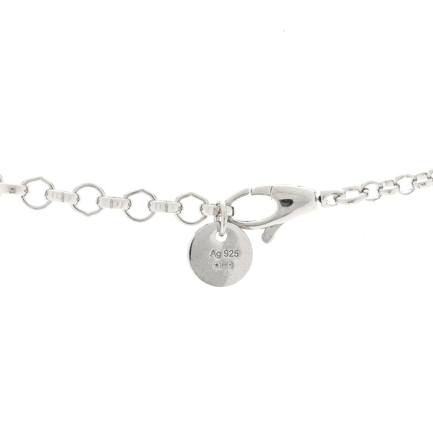 Sterling Silver Blind for Love Pendant Necklace