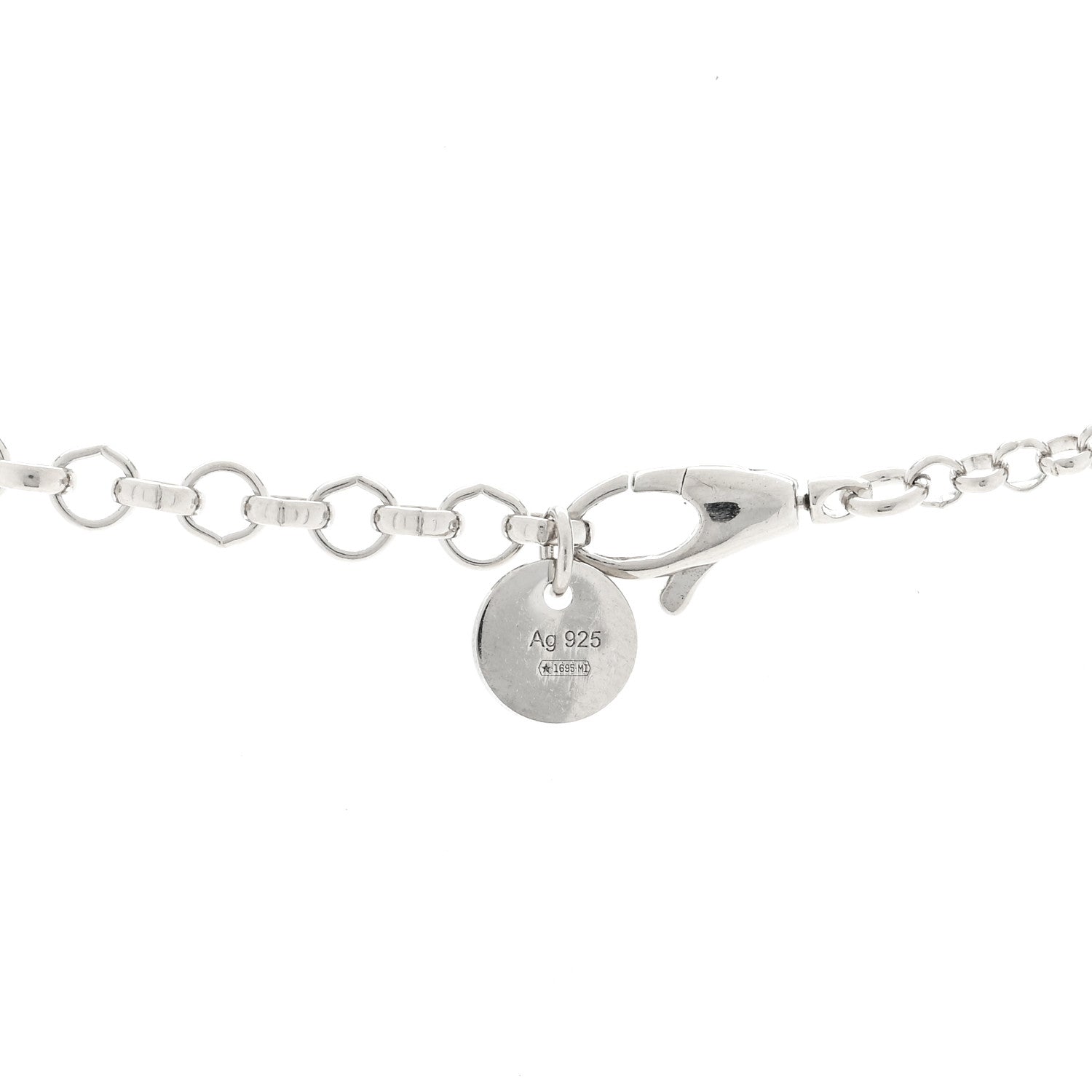 Gucci Sterling Silver Blind for Love Pendant Necklace 4 of 4