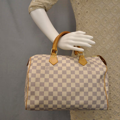 Louis Vuitton Damier Azur Speedy 30 2 of 7