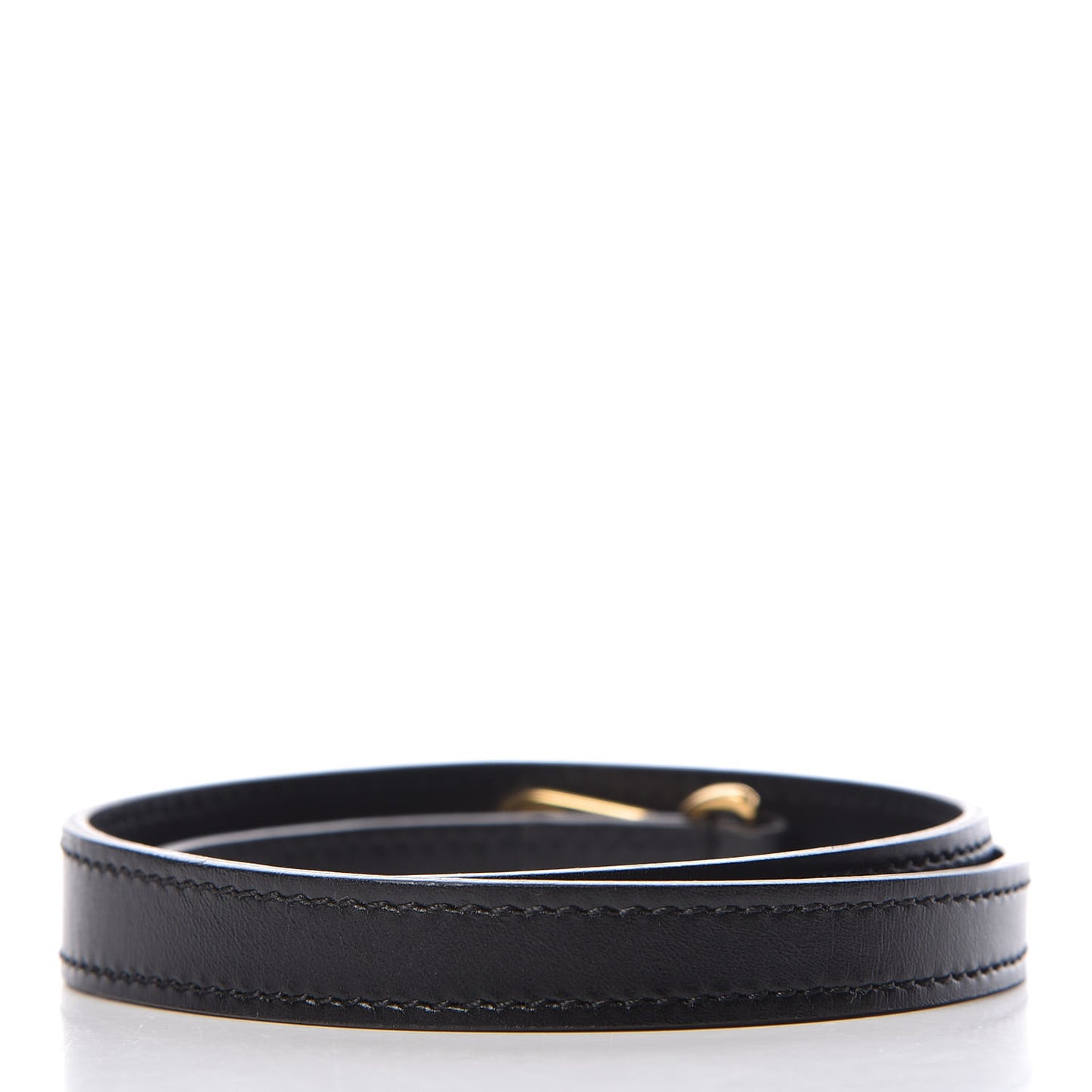 Calfskin City Steamer MM Shoulder Strap Black