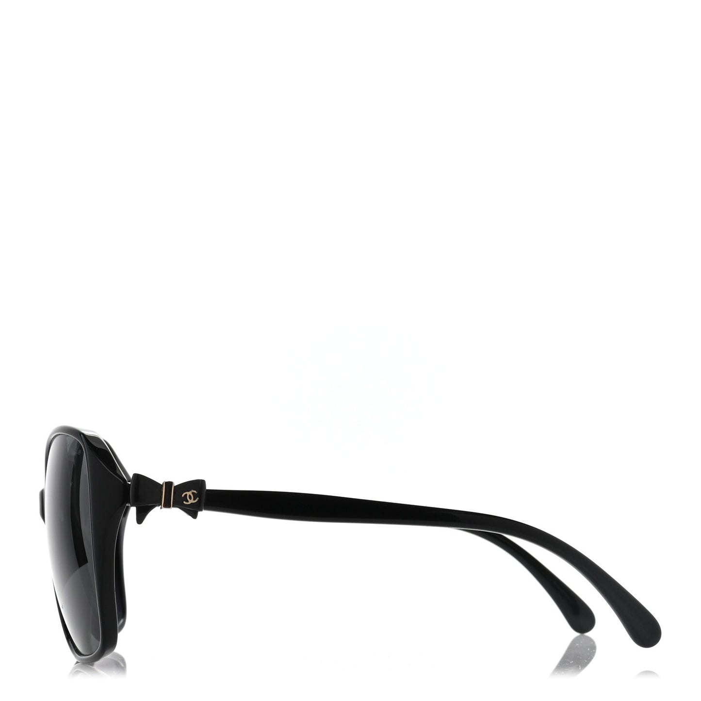 Acetate CC Bow Sunglasses 5205 Black