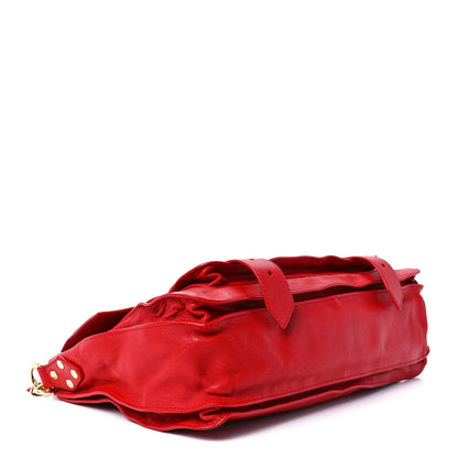 Proenza Schouler Lambskin Medium PS1 Satchel Bright Red 4 of 16