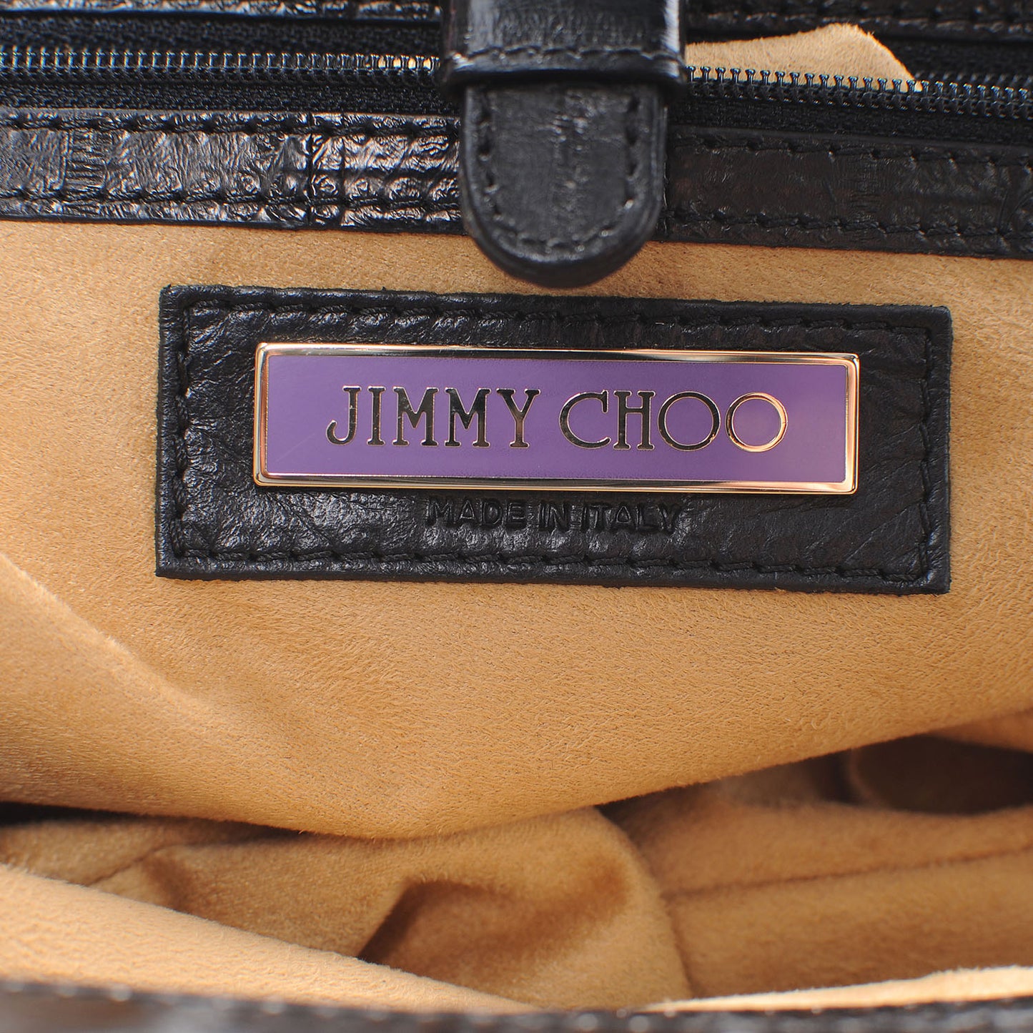 Eel Skin Clutch Black