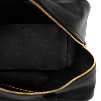 Balenciaga Grained Calfskin Medium Carrie Bowling Bag Black 5 of 9