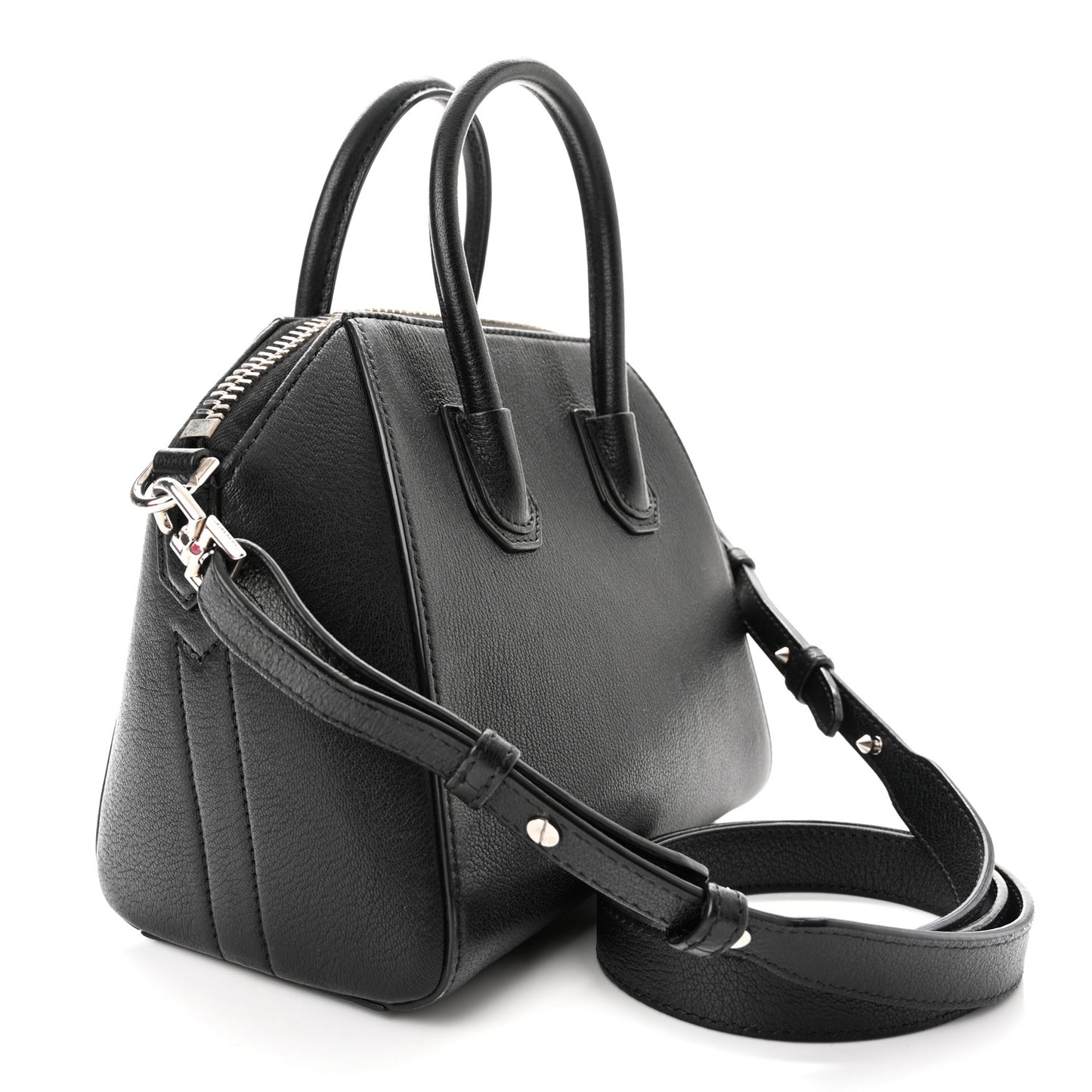 Sugar Goatskin Small Antigona Black