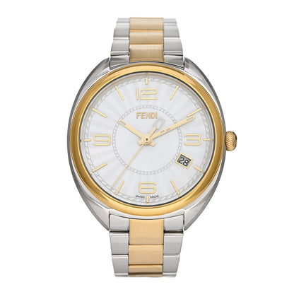 Fendi Stainless Steel Mother of Pearl 34mm Momento Two Tone Quartz Watch 1 of 5
