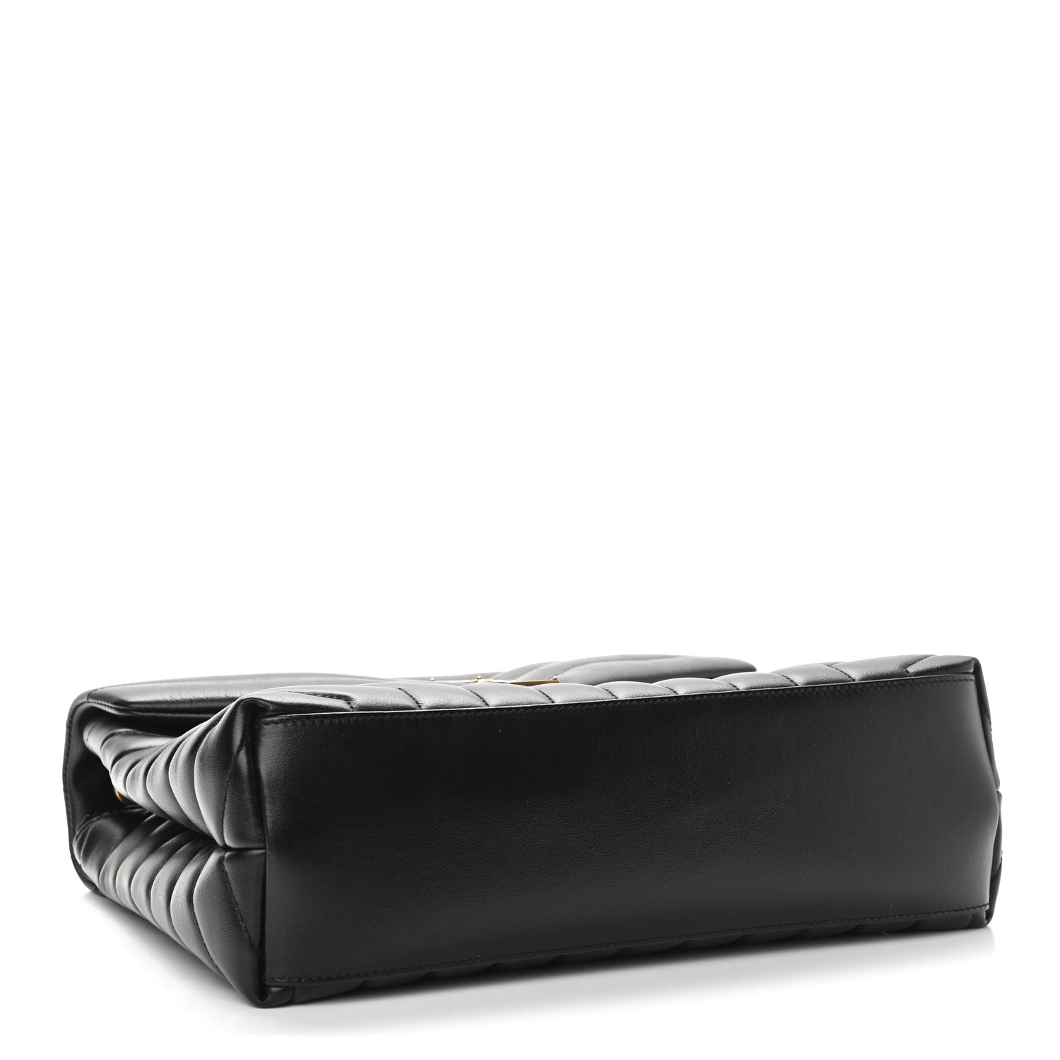 Saint Laurent Calfskin Y Quilted Monogram Medium Loulou Chain Satchel Black 4 of 11