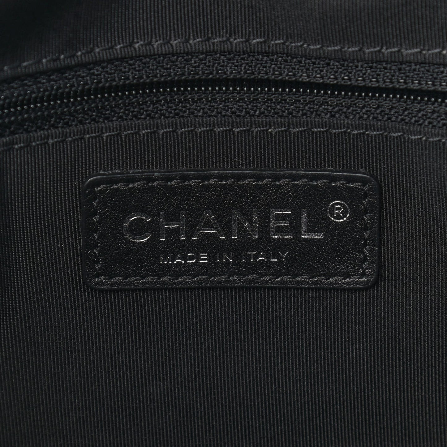 Aged Calfskin Chevron Medium Soft Bowling Bag Black
