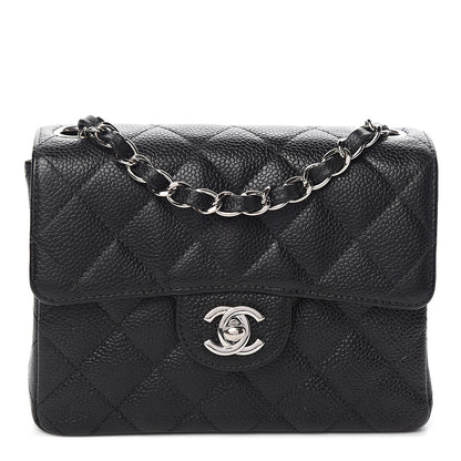 Chanel Caviar Quilted Mini Square Flap Black 1 of 12