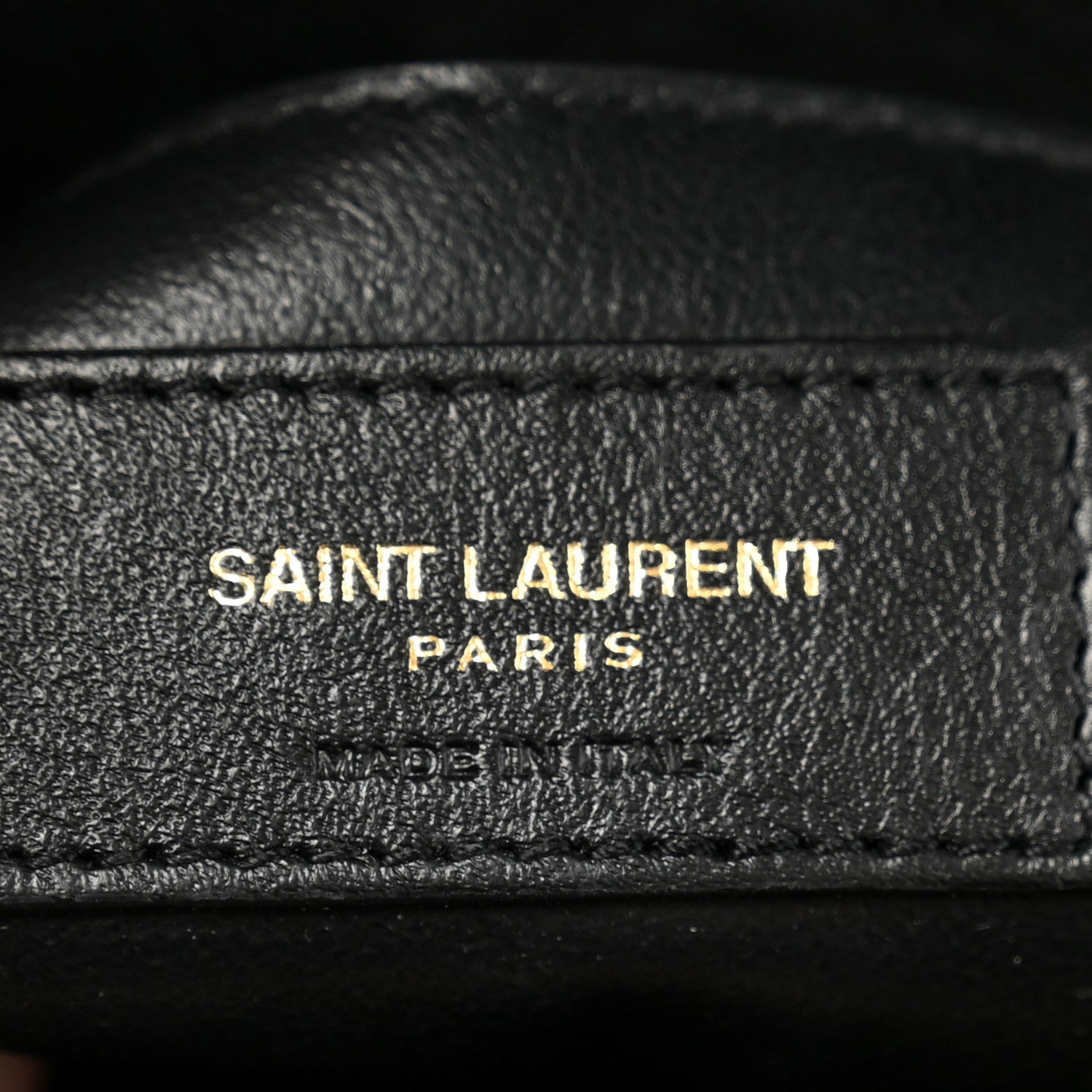 Saint Laurent Sheepskin Matelasse Chevron Monogram Medium College Bag Black 7 of 12