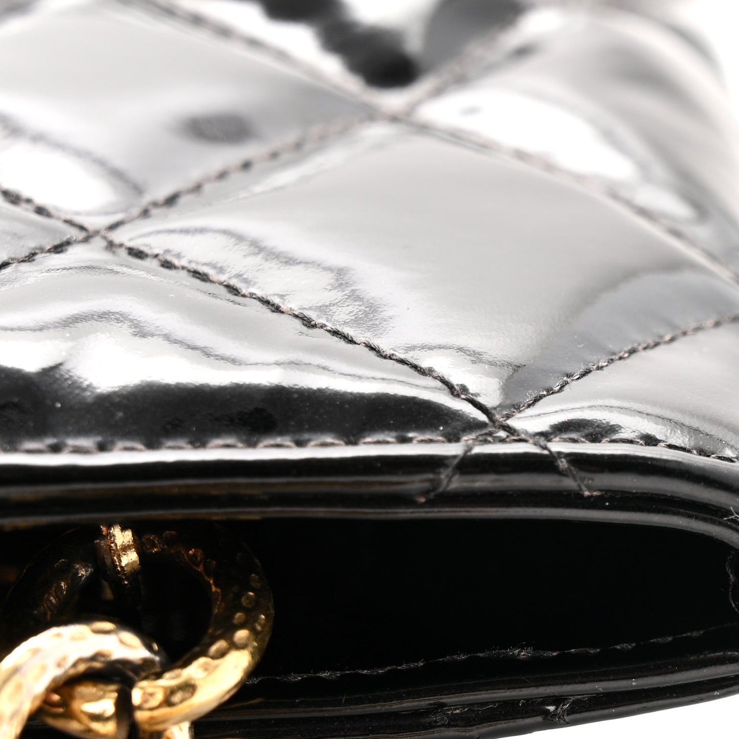 Patent Medallion Tote Black