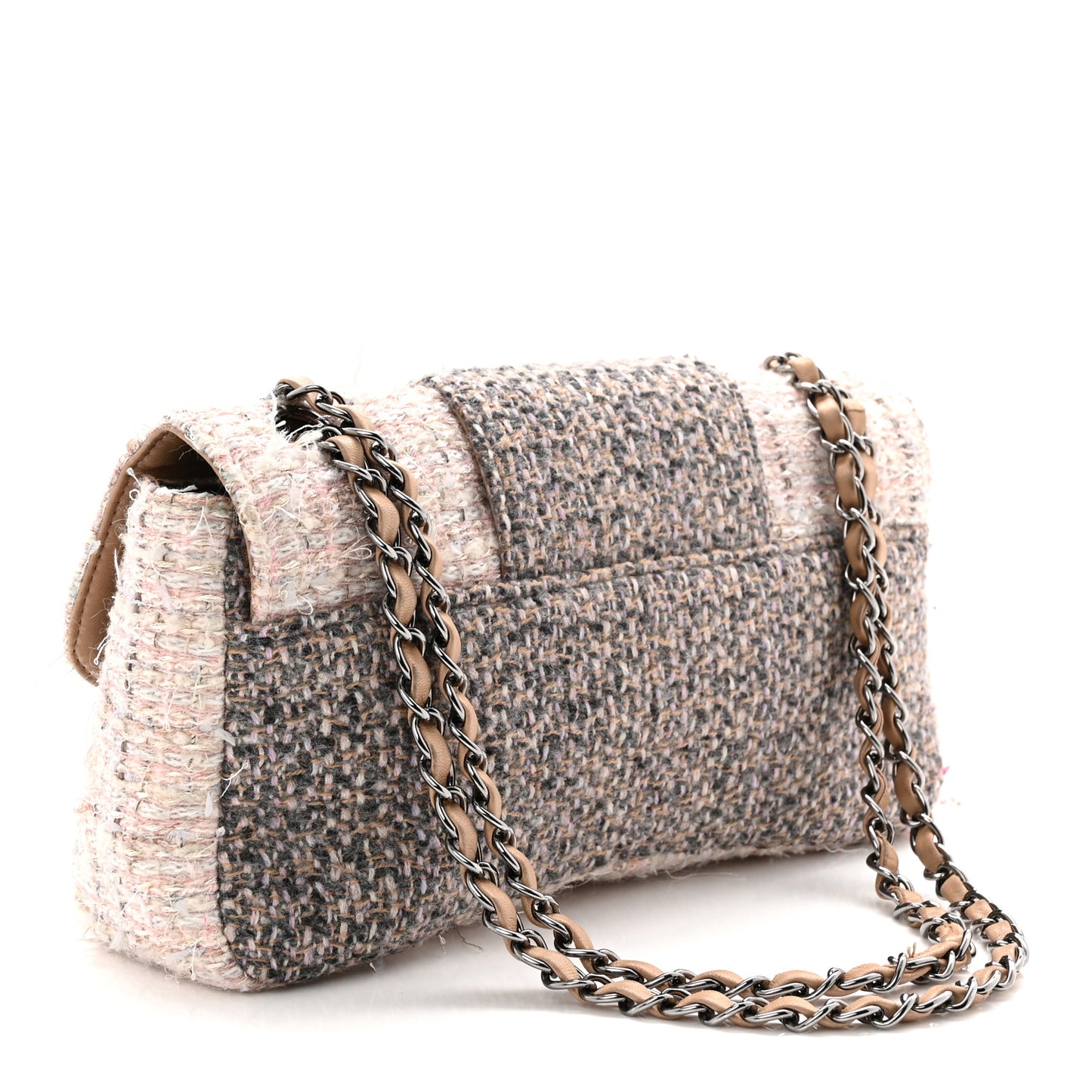 Tweed Medium Fantasy Flap Grey Grey