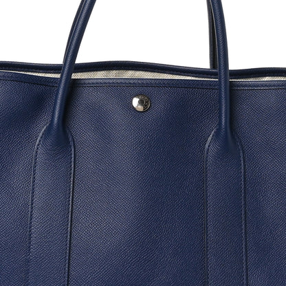 Hermes Epsom Garden Party 36 MM Bleu Saphir 7 of 11